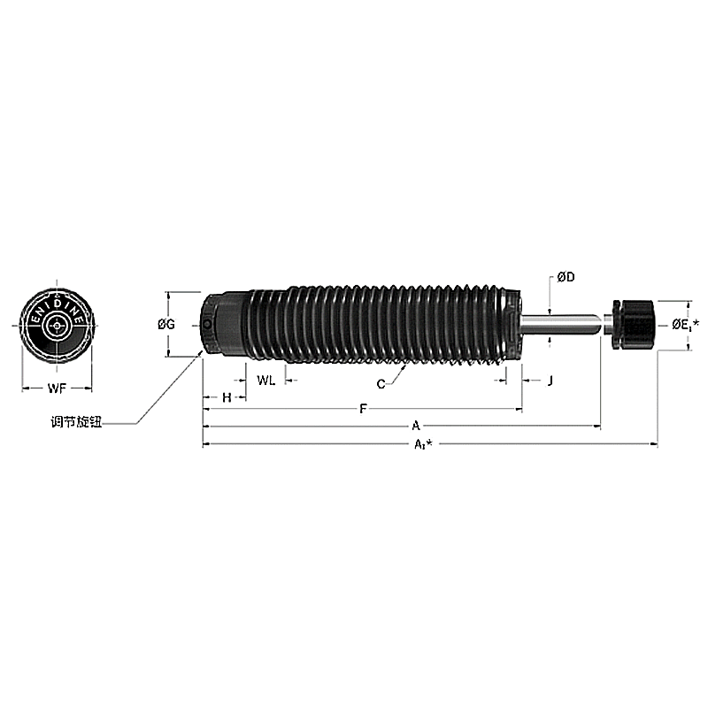 ITT-ENIDINE WR12-406钢绳隔振器